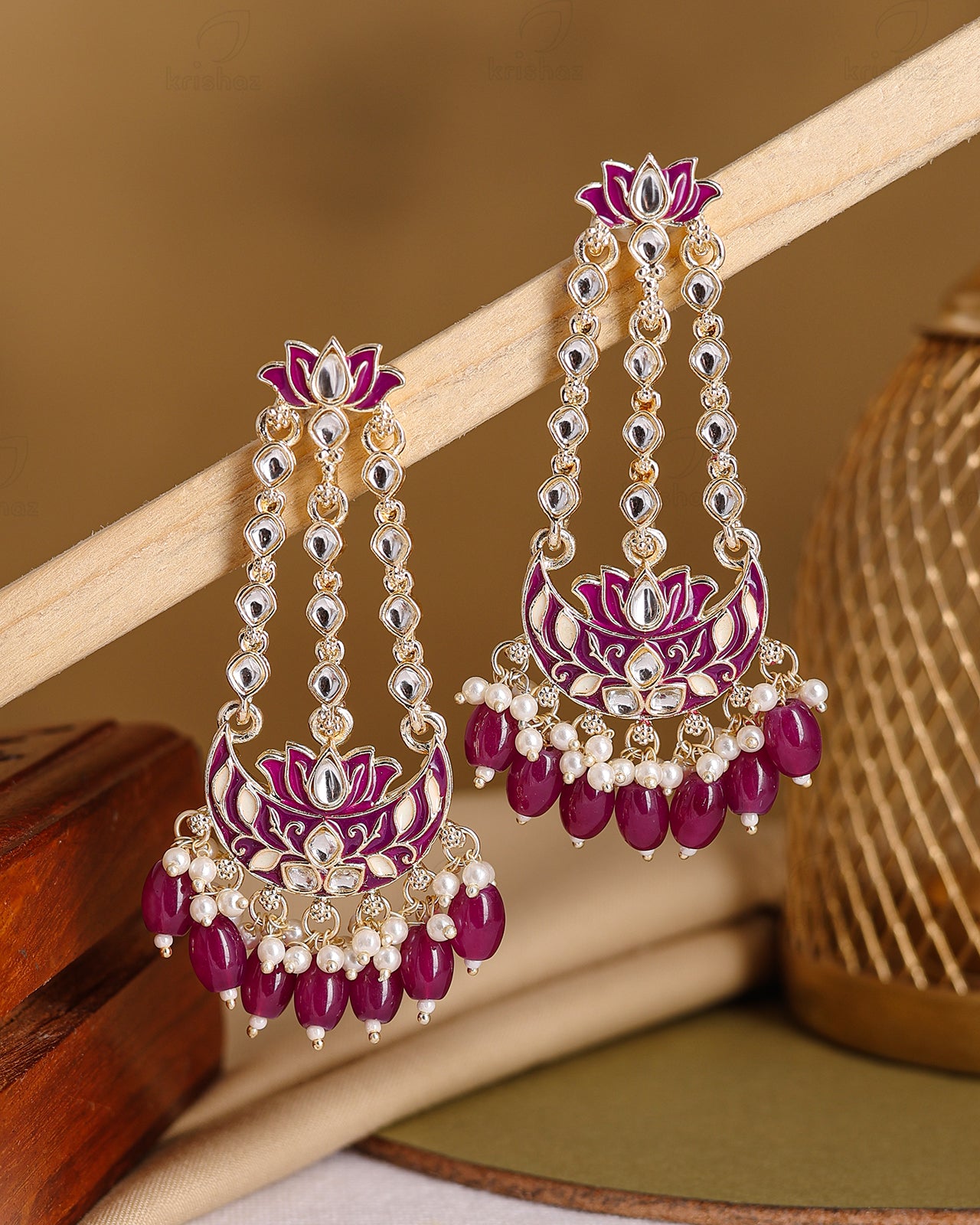 Ruhika Kundan Danglers-M