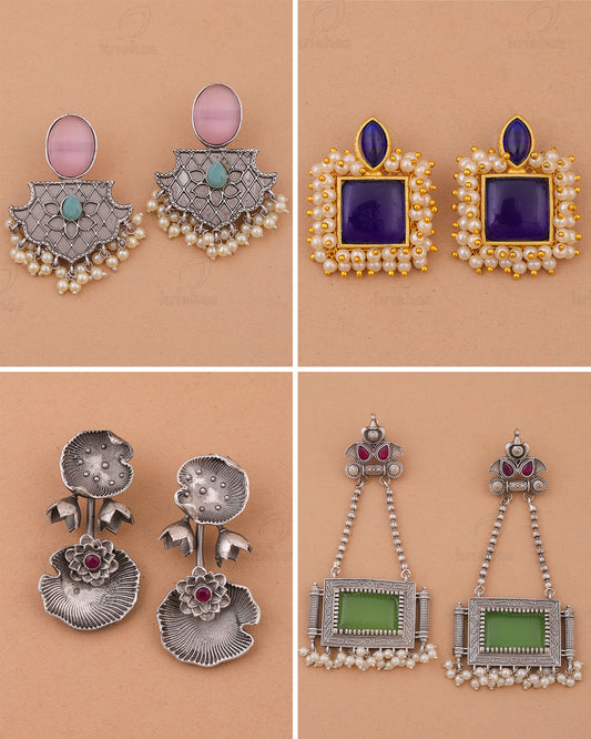 Gaurav Combo Earring Set - wxo