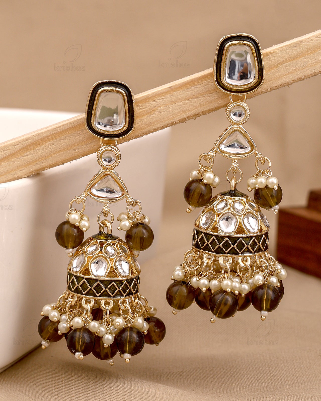 Kanishka Kundan Jhumki-M