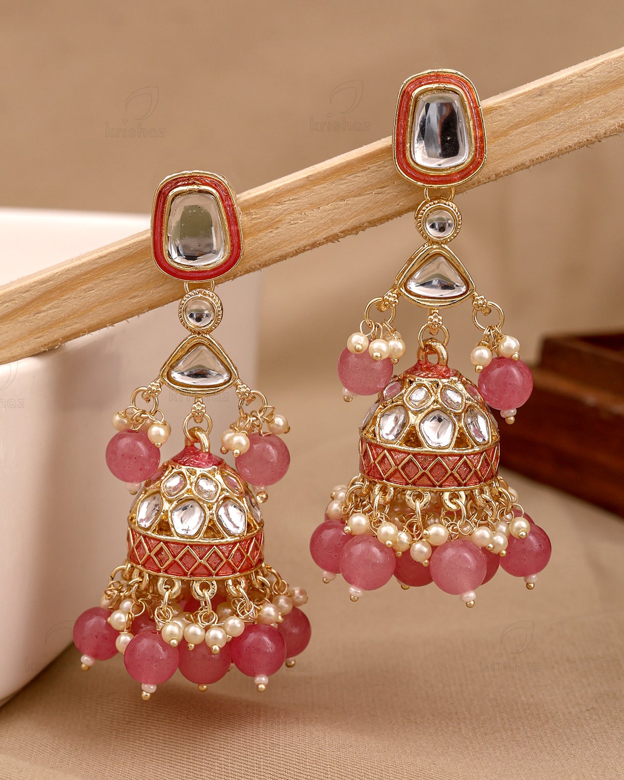 Kanishka Kundan Jhumki-M