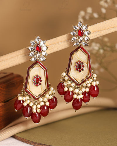 Ahana Kundan Danglers-M