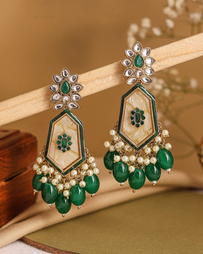 Ahana Kundan Danglers-M