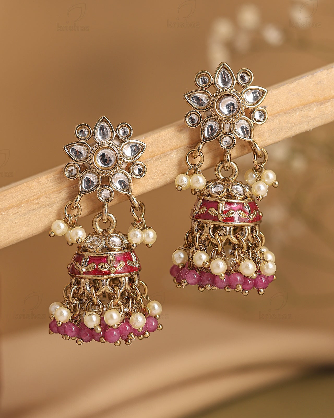 Visha Kundan Jhumki-M