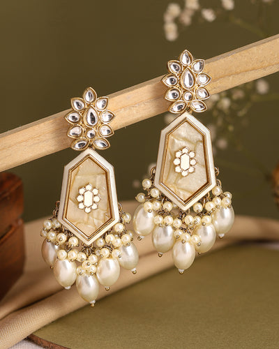 Ahana Kundan Danglers-M