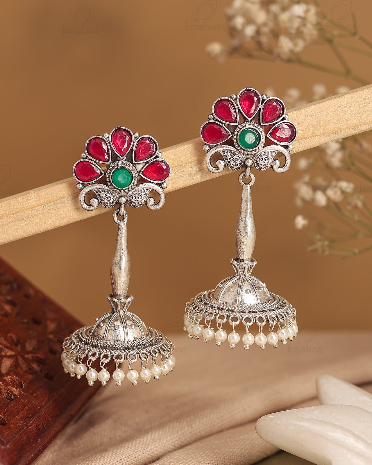 Pratiksha Jhumki Earrings - wxo