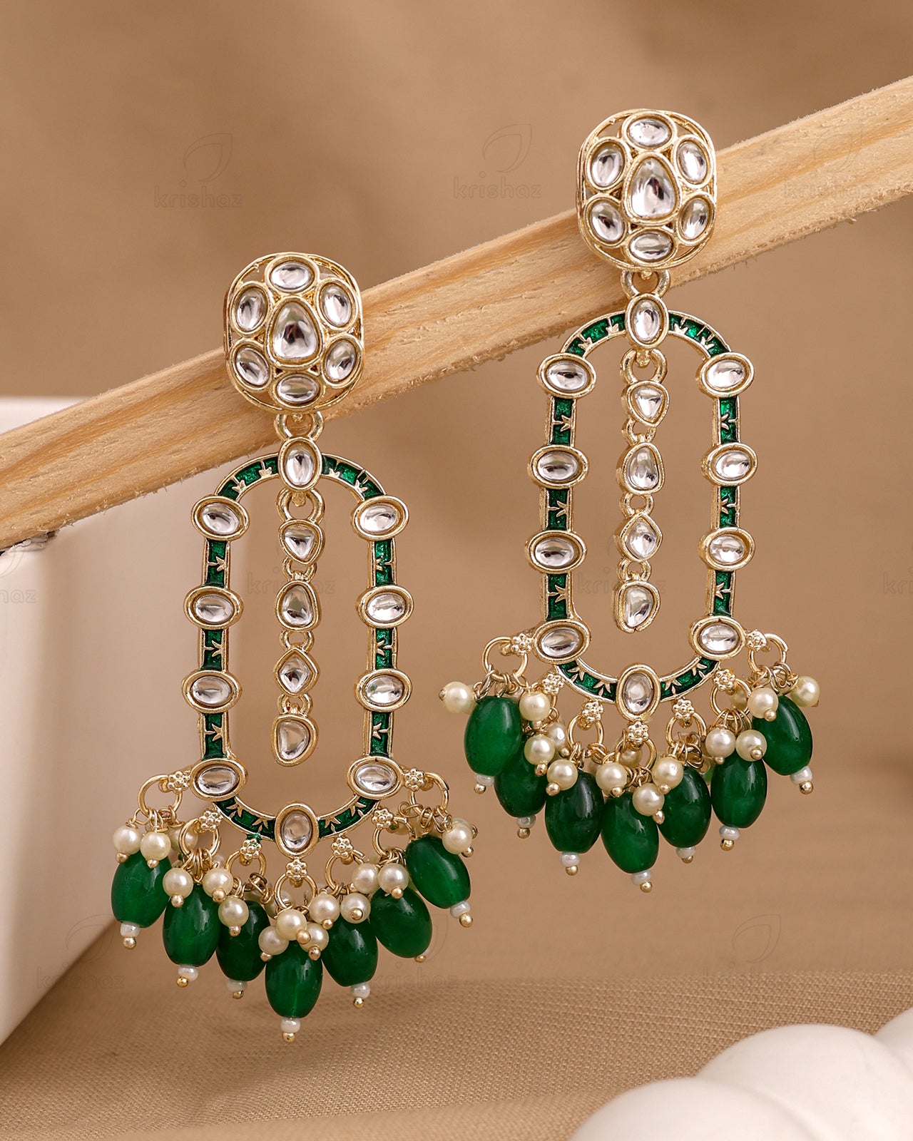 Ishya Kundan Danglers-M