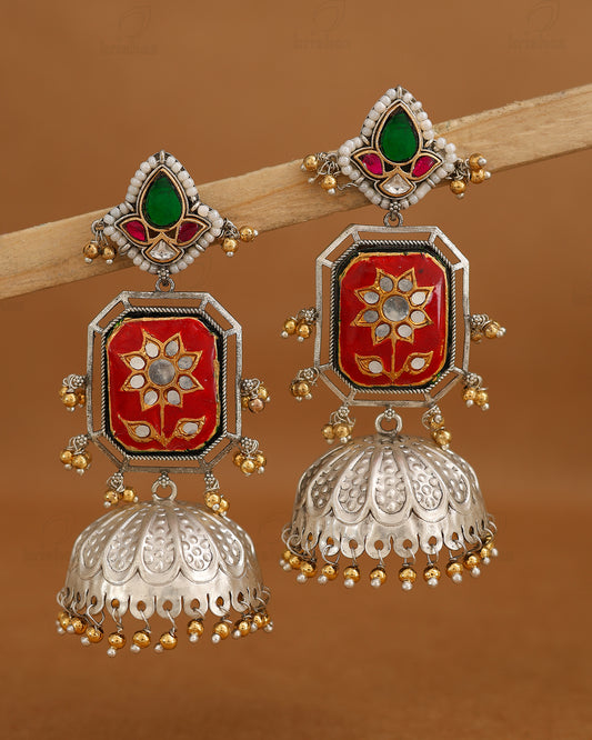 Vrinda Premium Jhumki Earrings