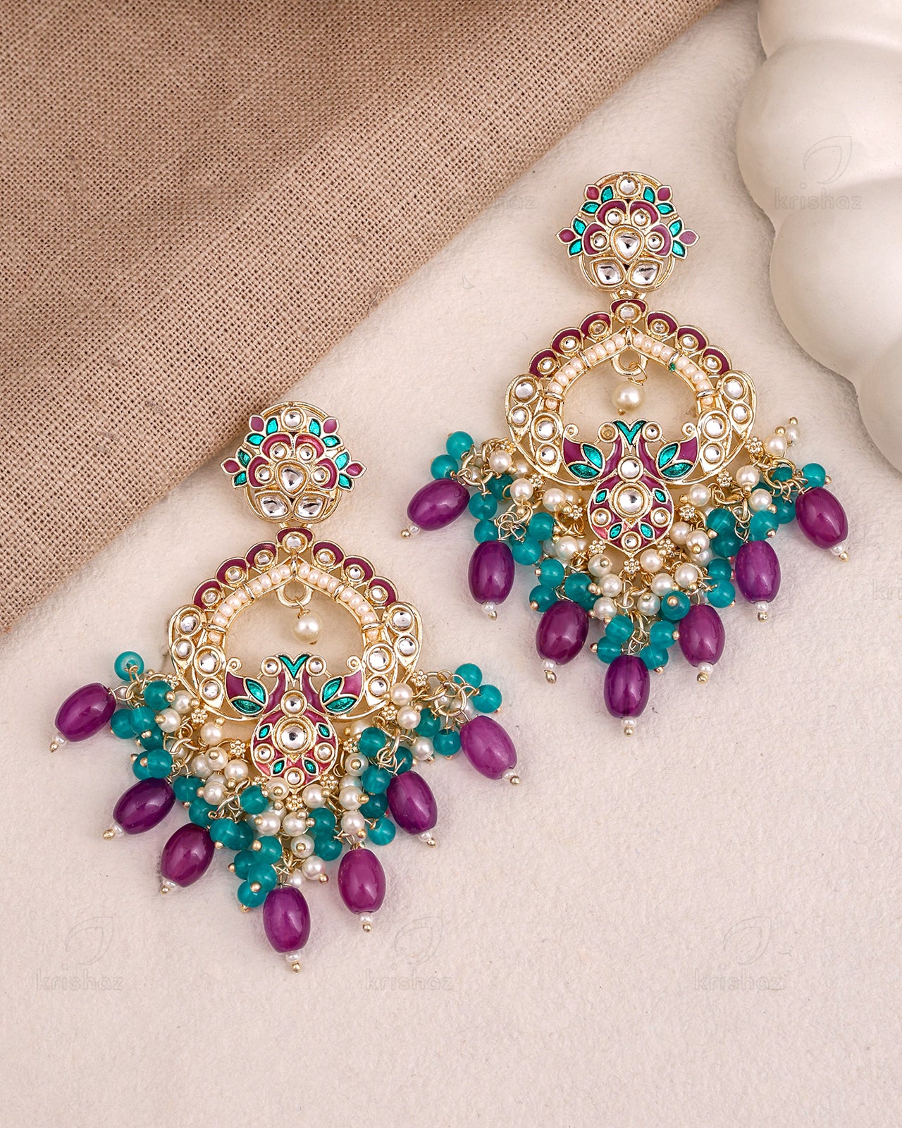 Neeta Kundan Danglers-M