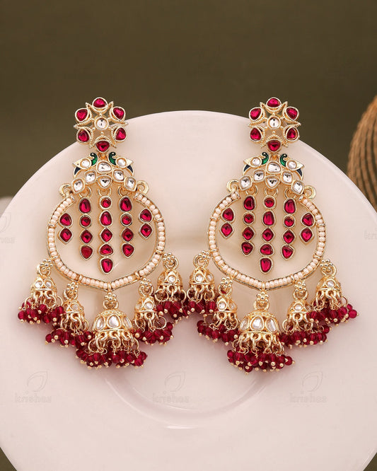 Pakhi Kundan Dangler Earrings