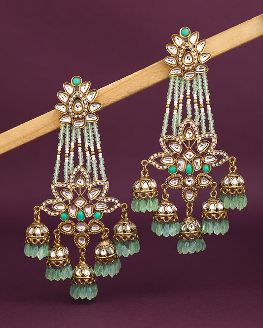 Kashmala Pakistani Kundan Danglers