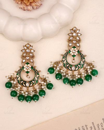 Rudrakshi Kundan Danglers-M