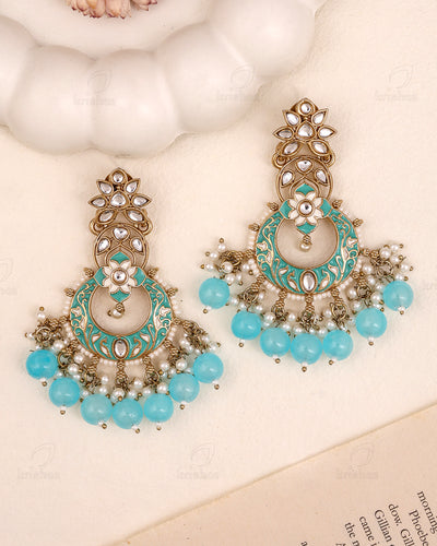 Rudrakshi Kundan Danglers-M