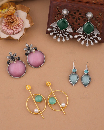 Vinika Combo Earring Set - wxo