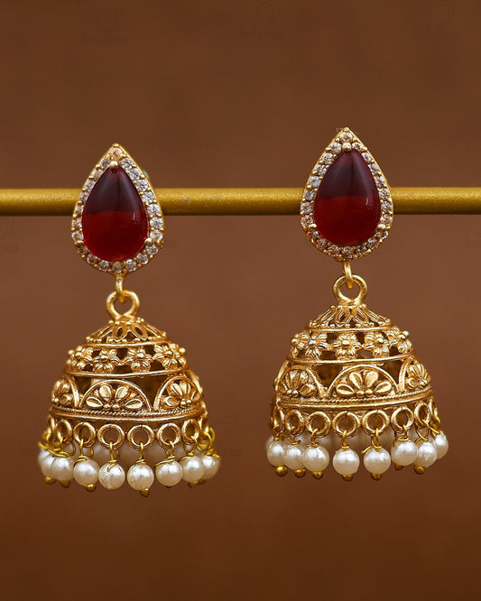 Nora Gold Jhumki Earrings