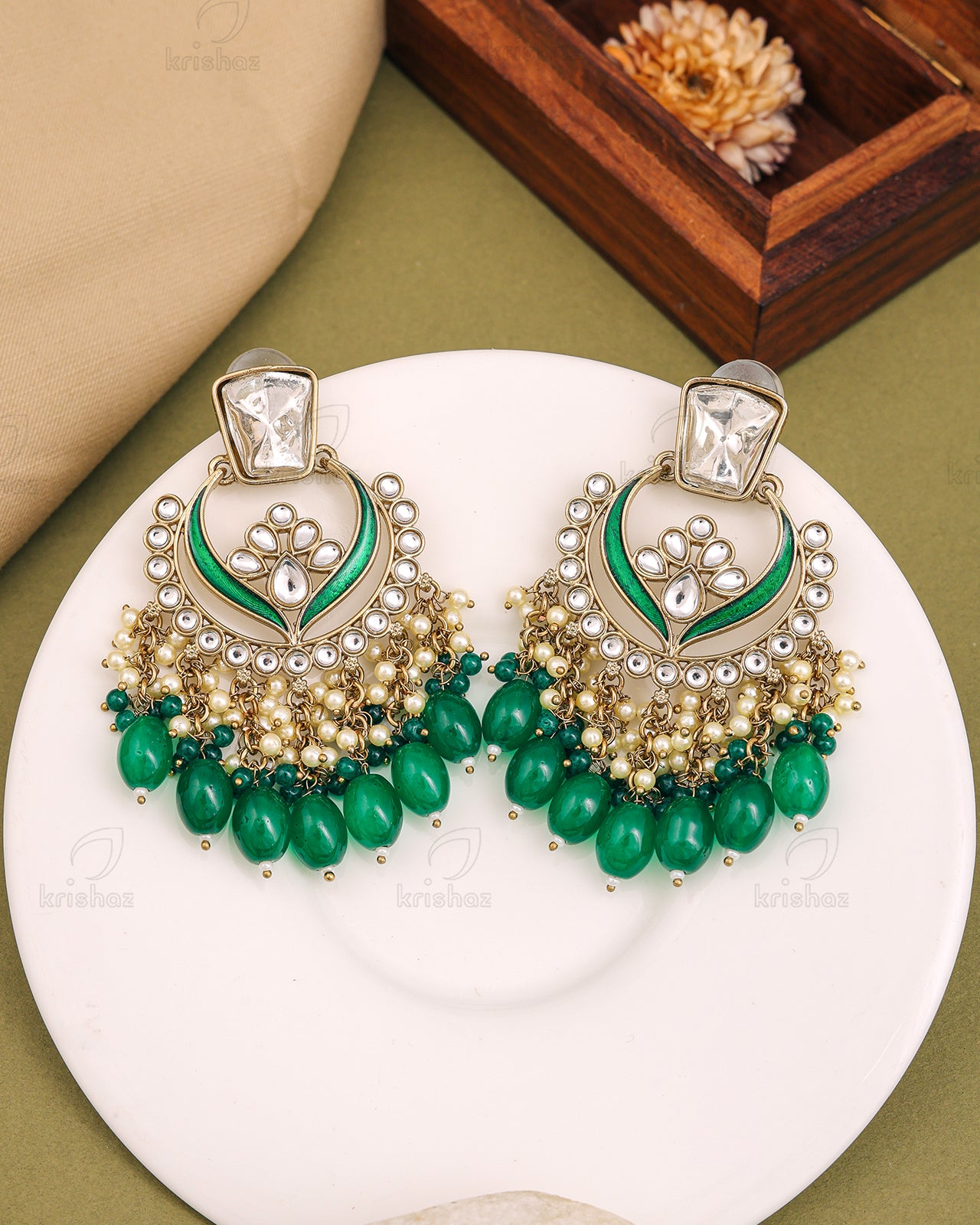 Amara Kundan Danglers-M