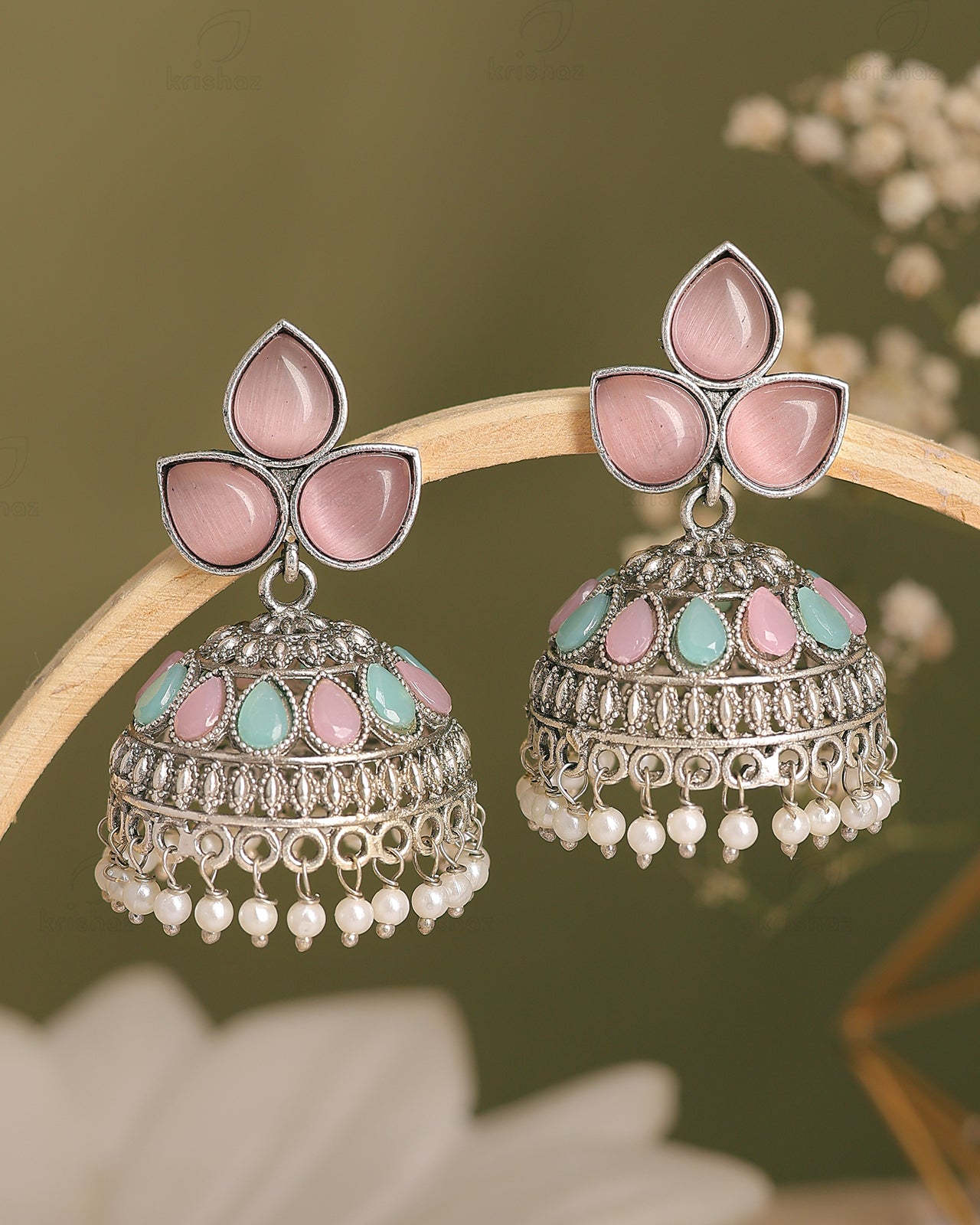 Annabelle Jhumki Earrings - wxo