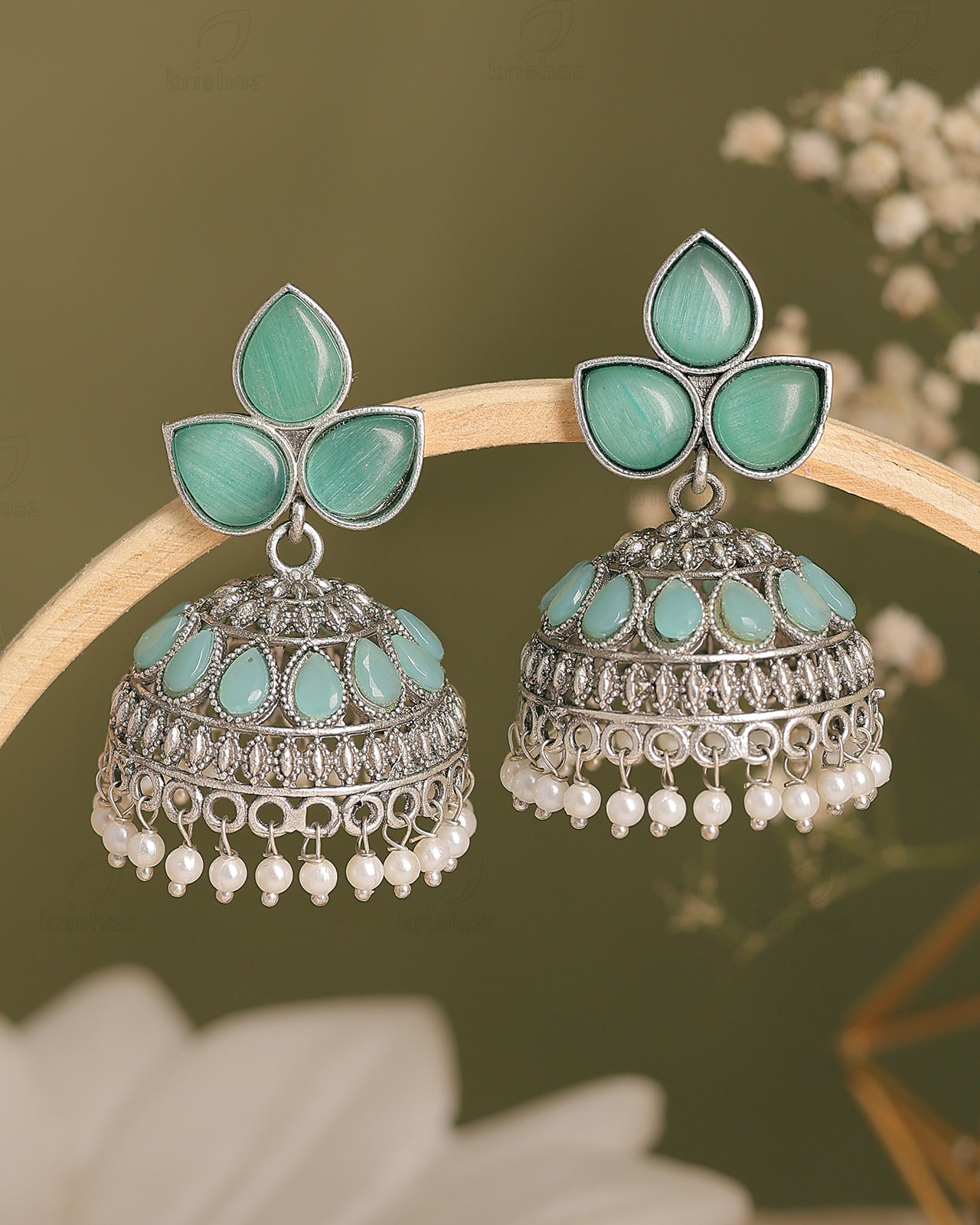 Annabelle Jhumki Earrings - wxo