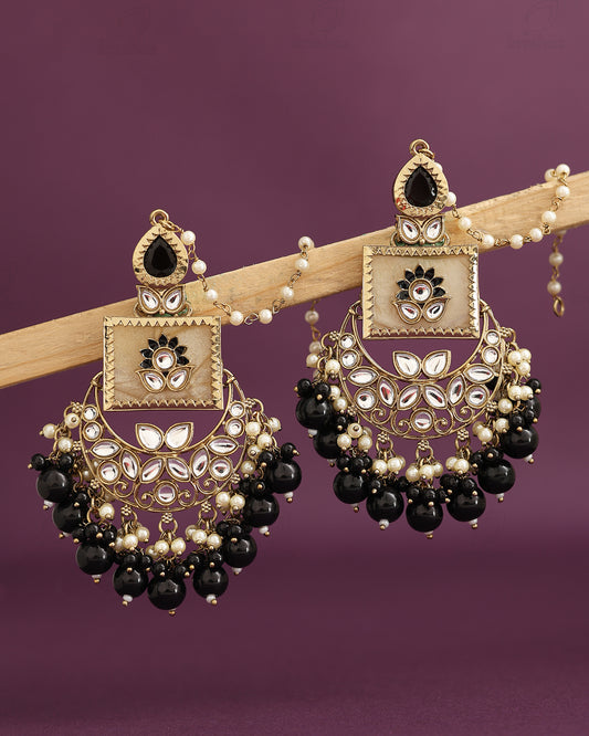 Anuradha Kundan Dangler With Earchain-M
