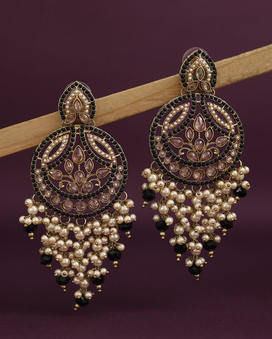 Hanifa Pakistani Kundan Danglers