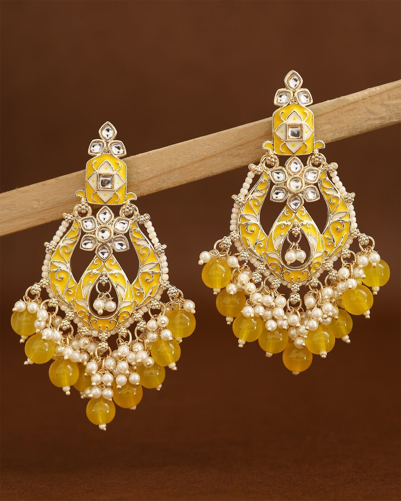 Sheetal Kundan Danglers-M