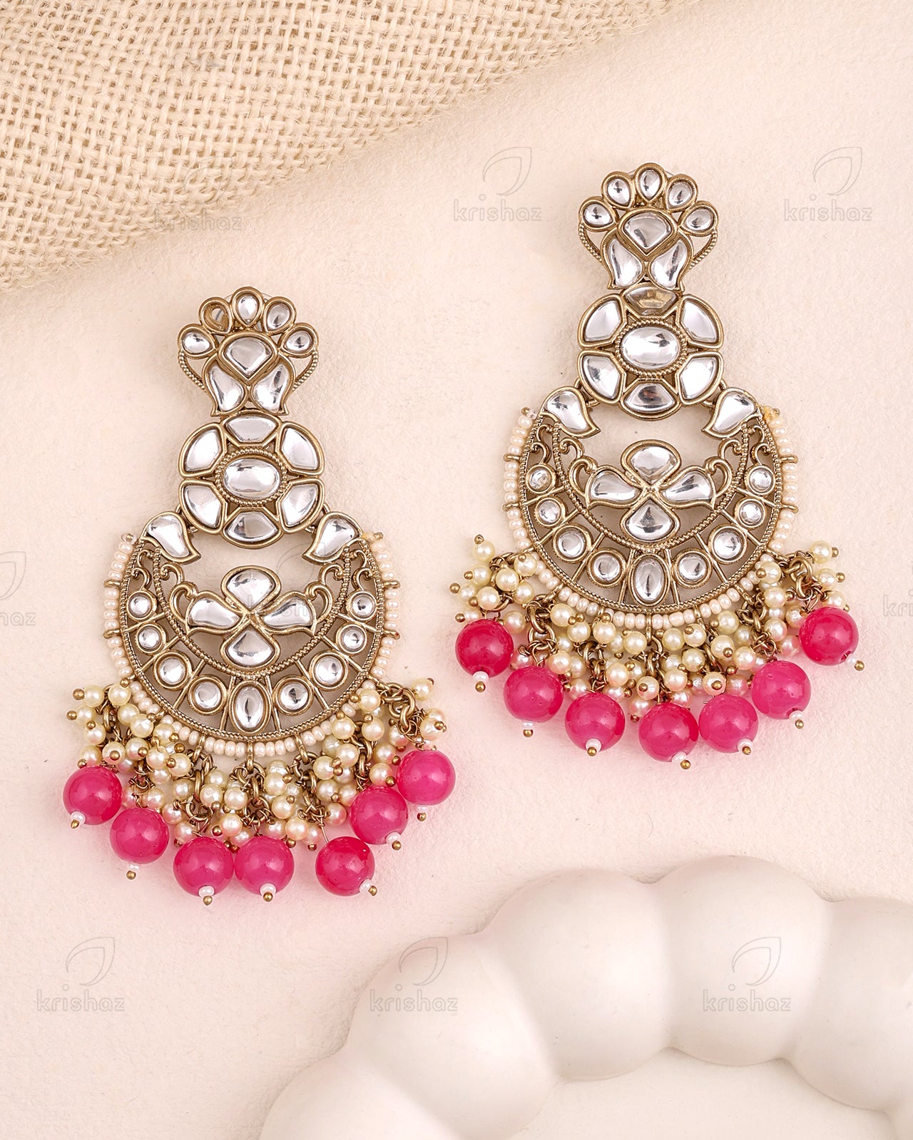 Priyanka Kundan Danglers-M