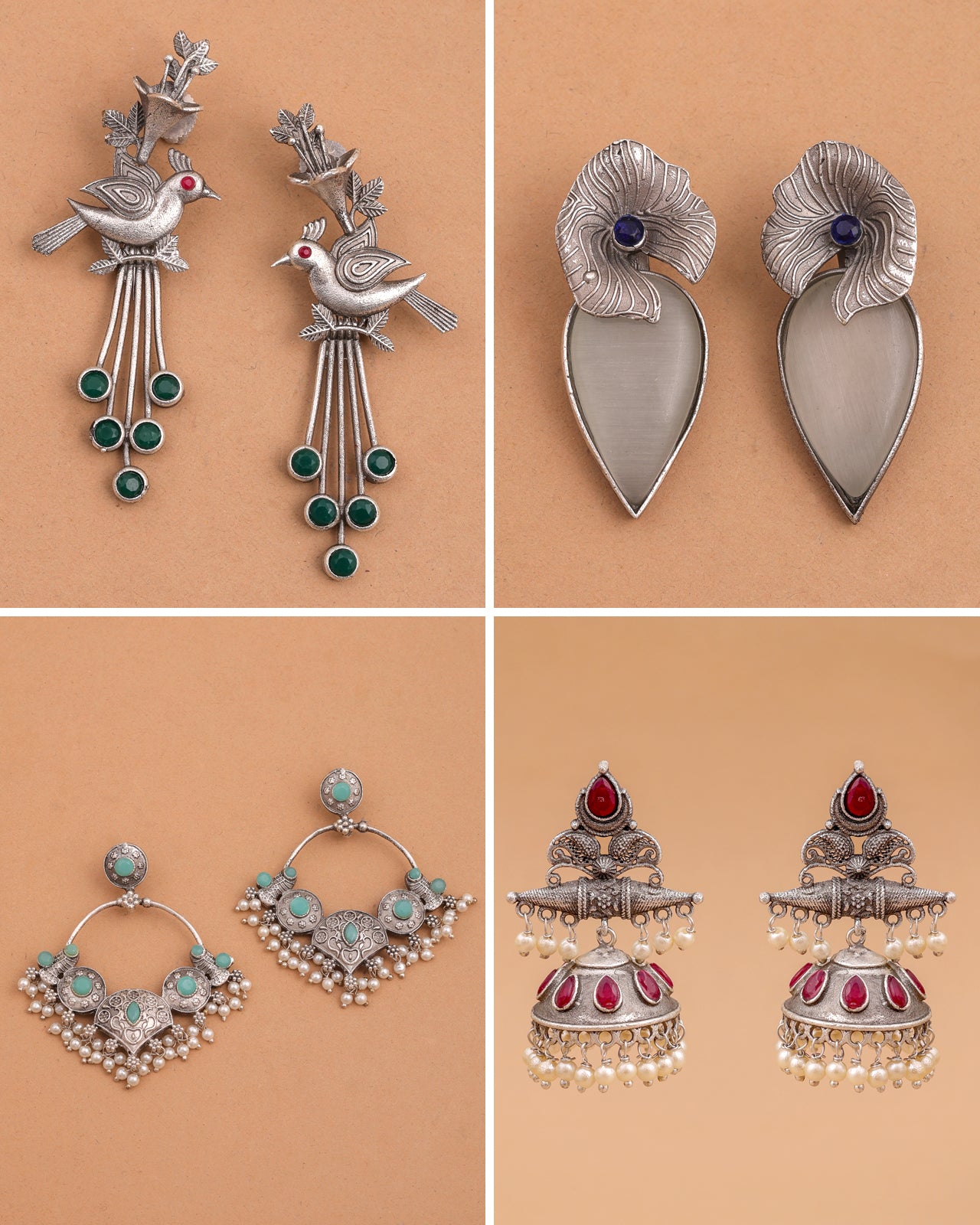 Bhanu Combo Earring Set - wxo