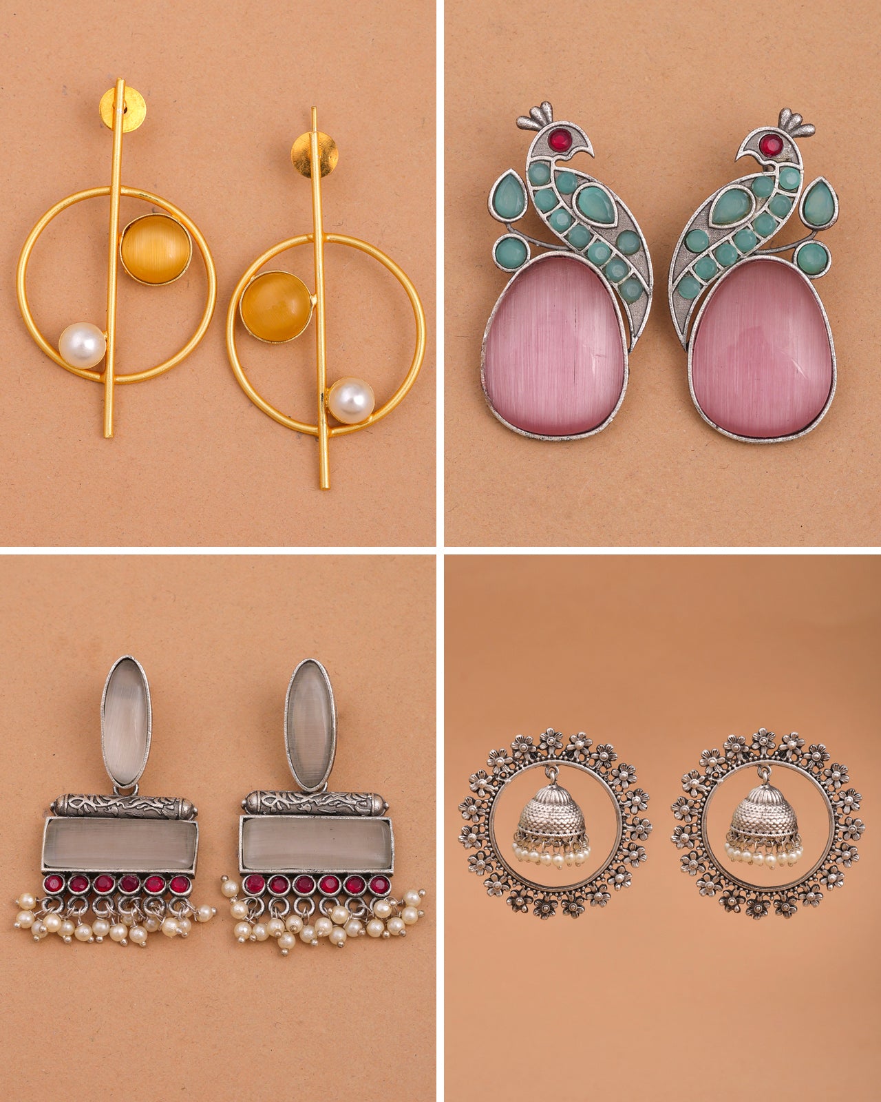 Keshav Combo Earring Set - wxo