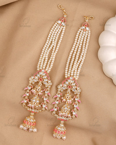 Shrutika Kundan Dangler With Earchain -M