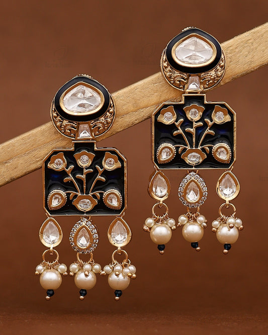 Ranwita 22k Gold Plated Danglers