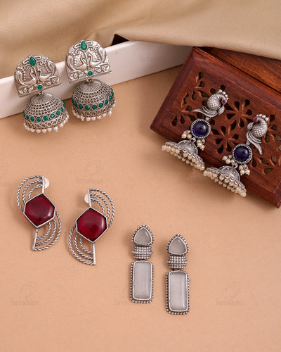 Tanvi Combo Earring Set - wxo