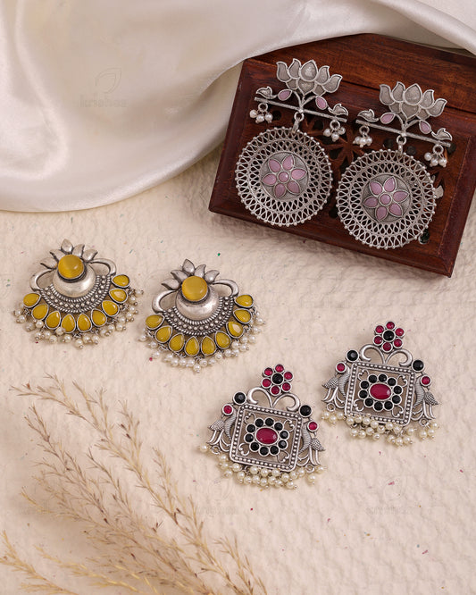 Vyom Combo Earring Set - wxo