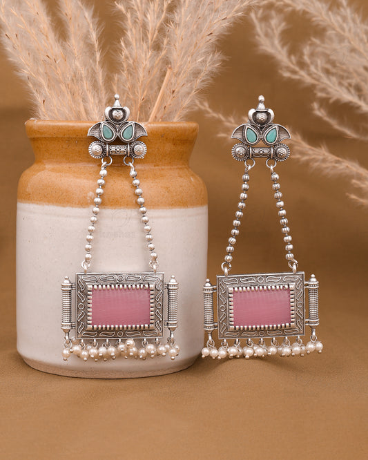 Vayam Long Dangler Earrings - wxo