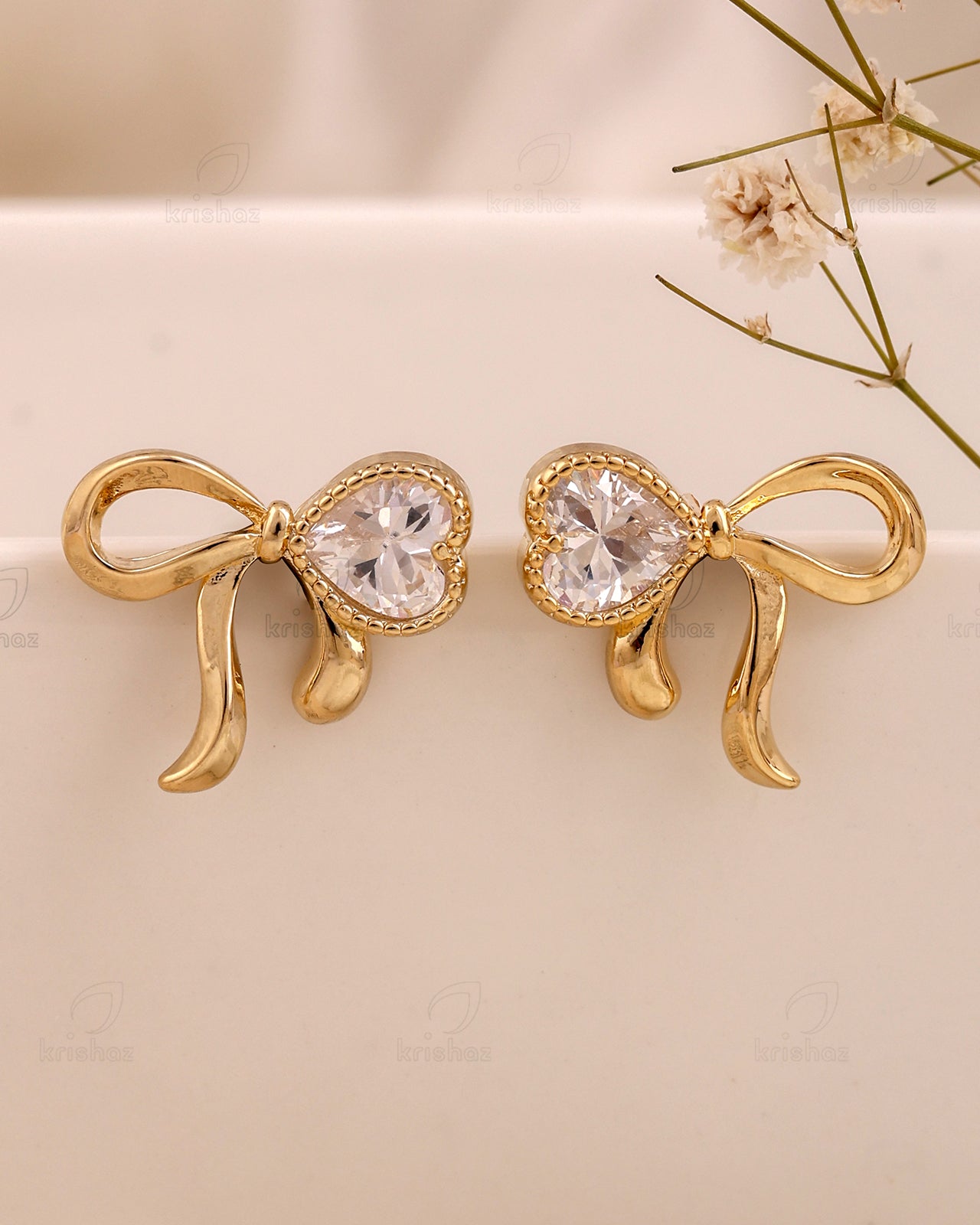 Margot Bow Fashionable Studs