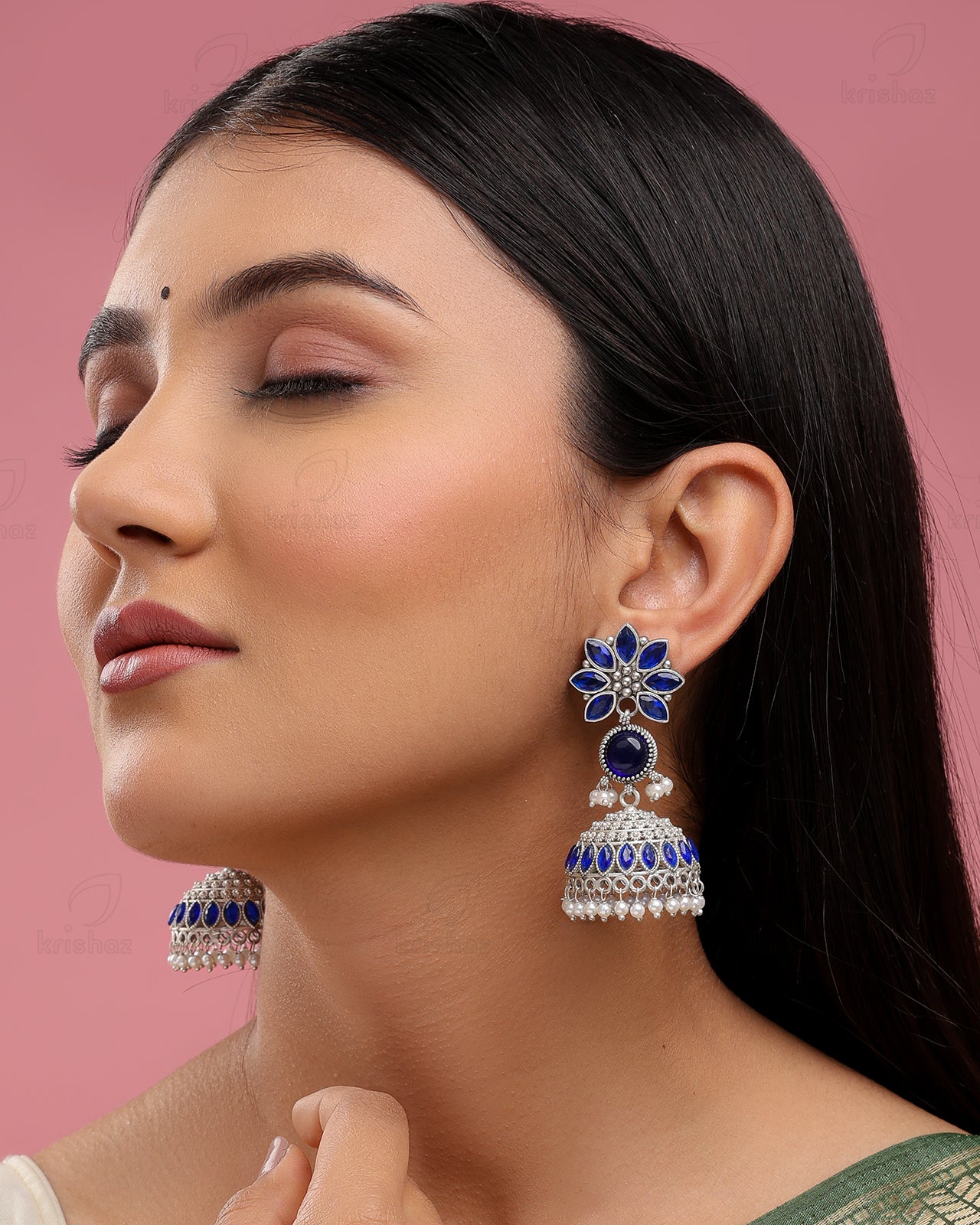 Reshma Jhumki Earrings - wxo
