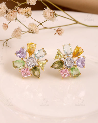 Crystal Fashionable Studs