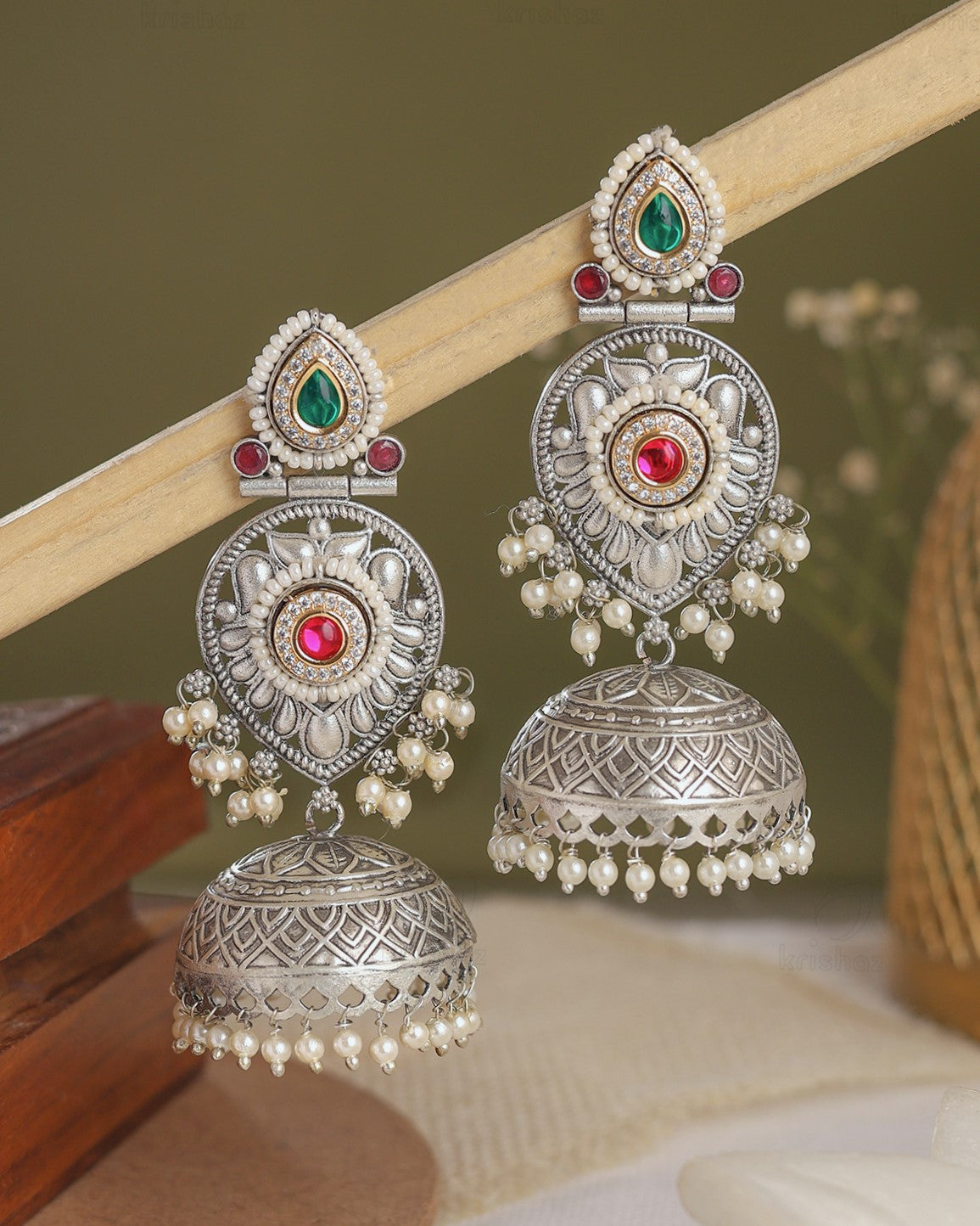 Anushree Premium Jhumki Earrings