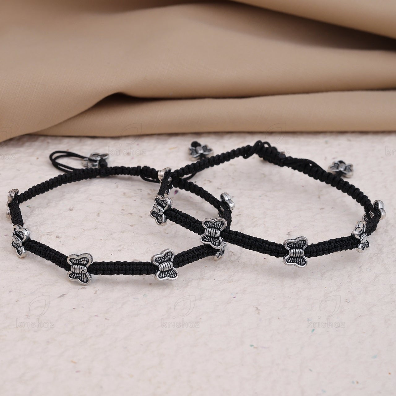 Pankh Thread Anklets