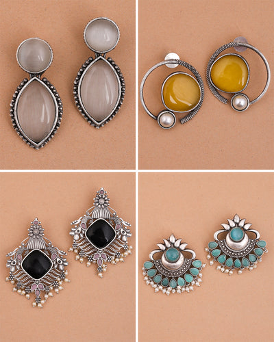 Priya Combo Earring Set - wxo