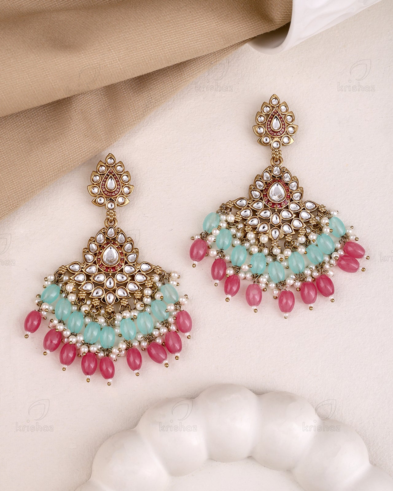 Netra Kundan Danglers-M