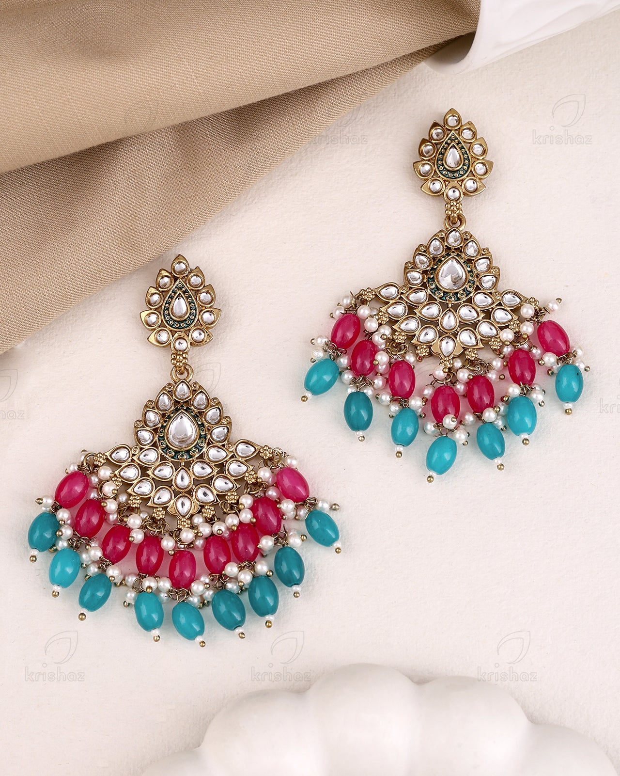 Netra Kundan Danglers-M