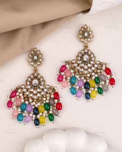 Netra Kundan Danglers-M