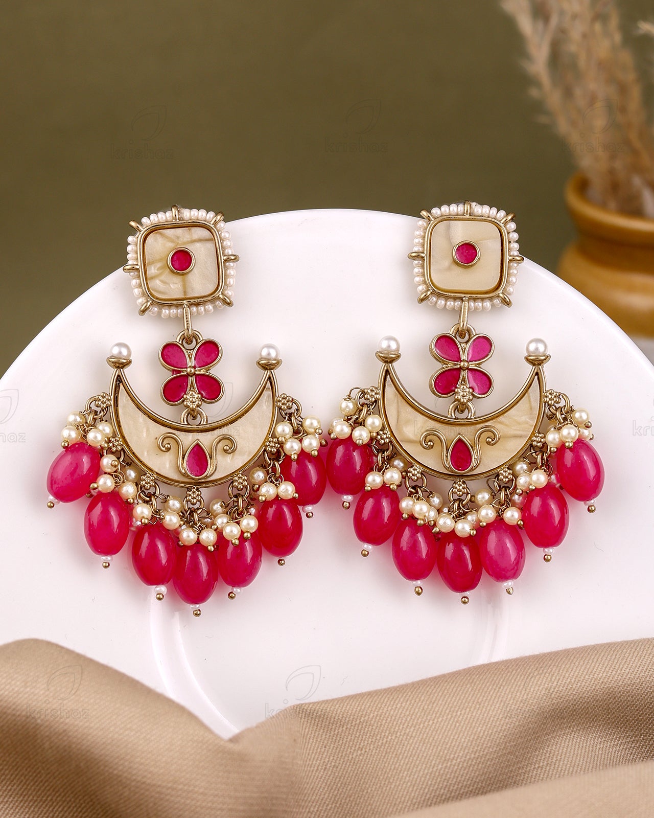 Purnima Kundan Danglers-M