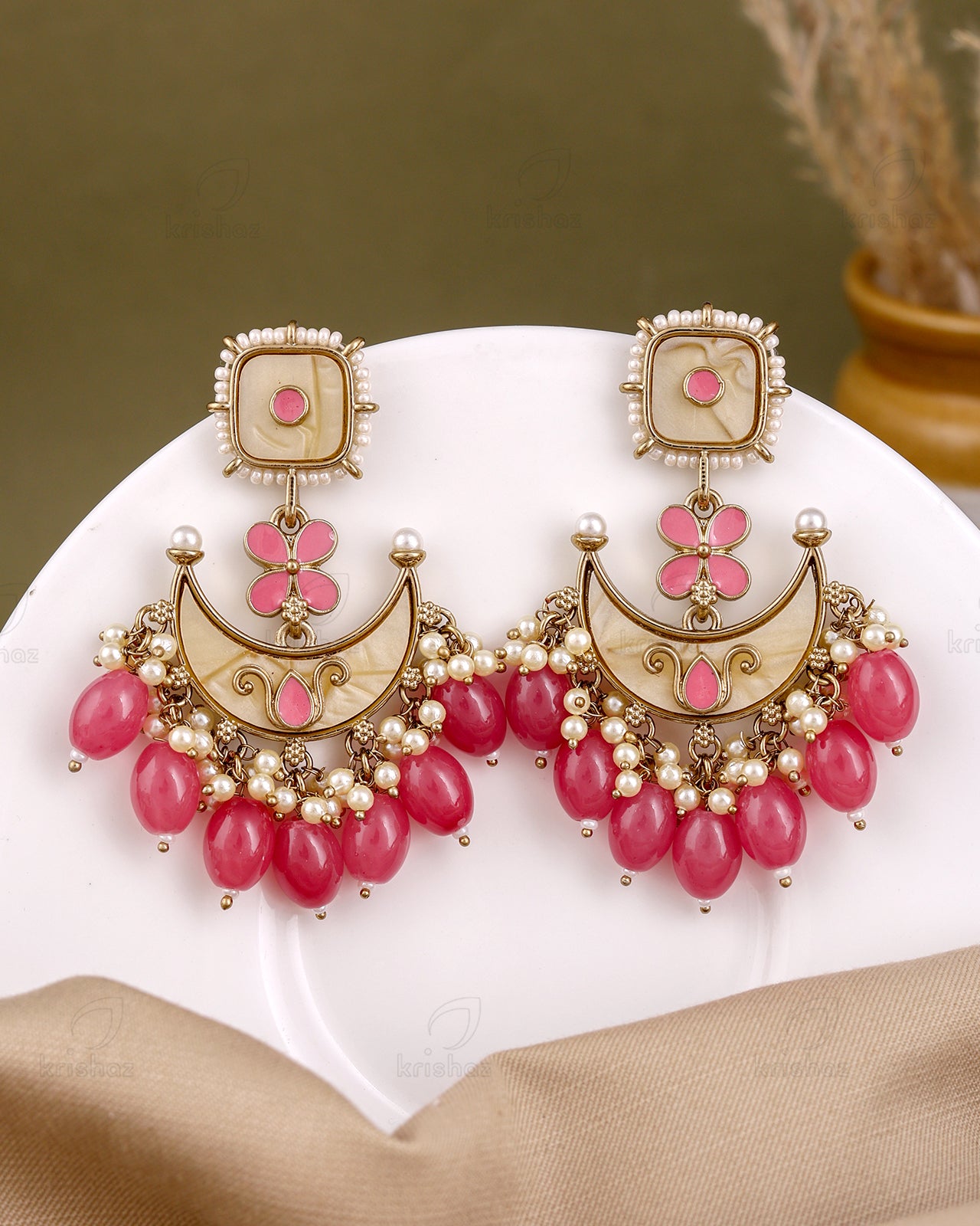 Purnima Kundan Danglers-M