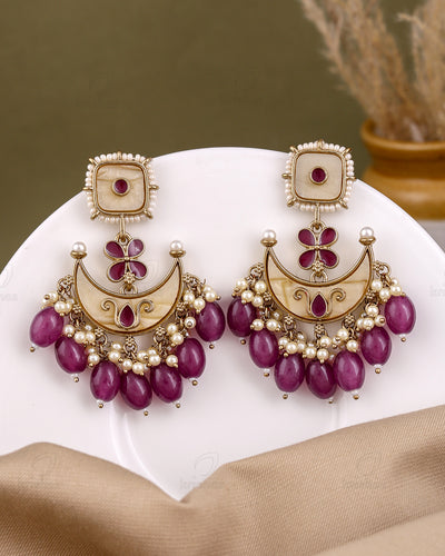 Purnima Kundan Danglers-M