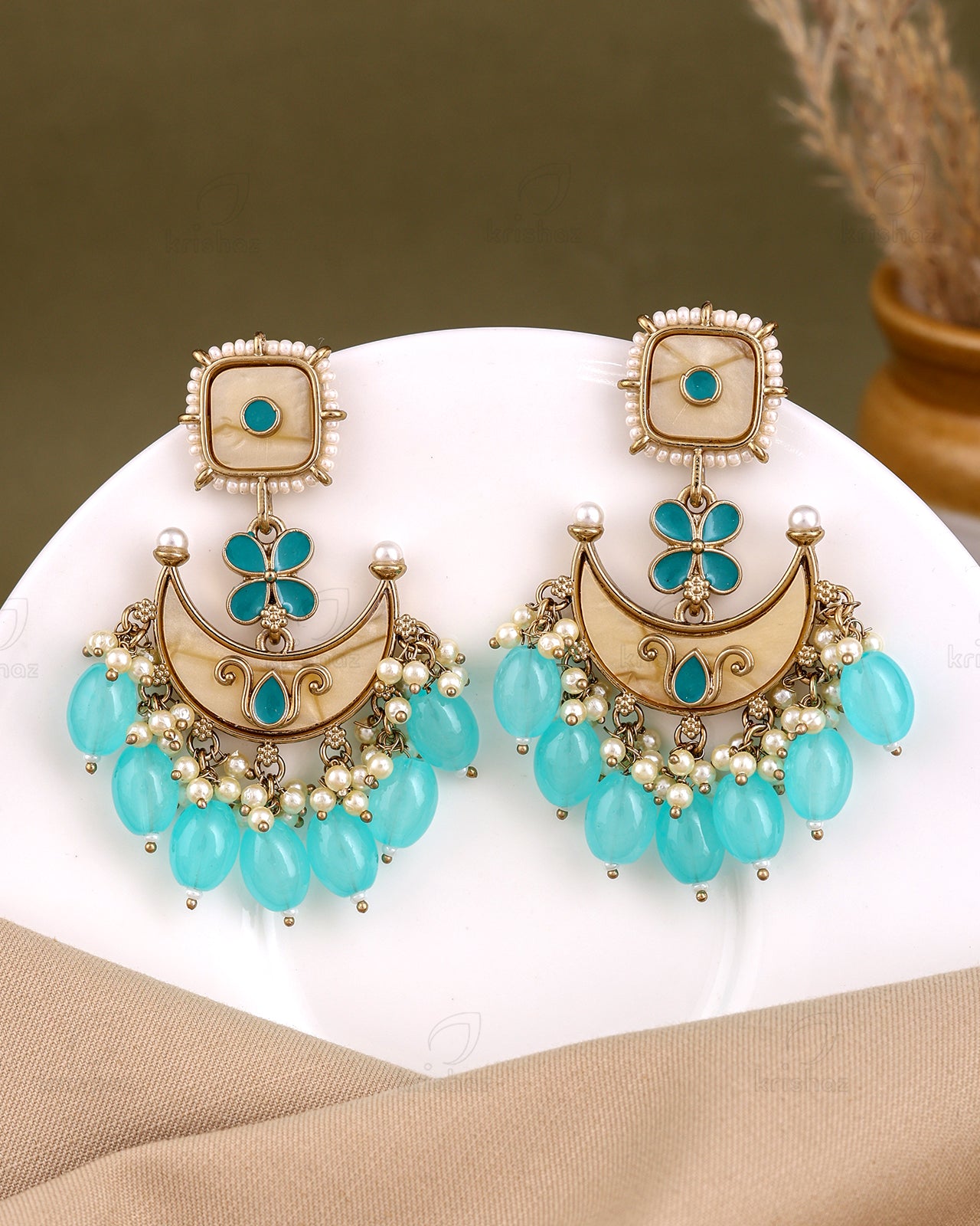 Purnima Kundan Danglers-M