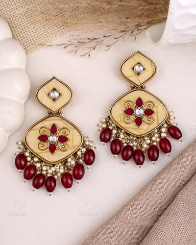 Gahna Kundan Danglers-M