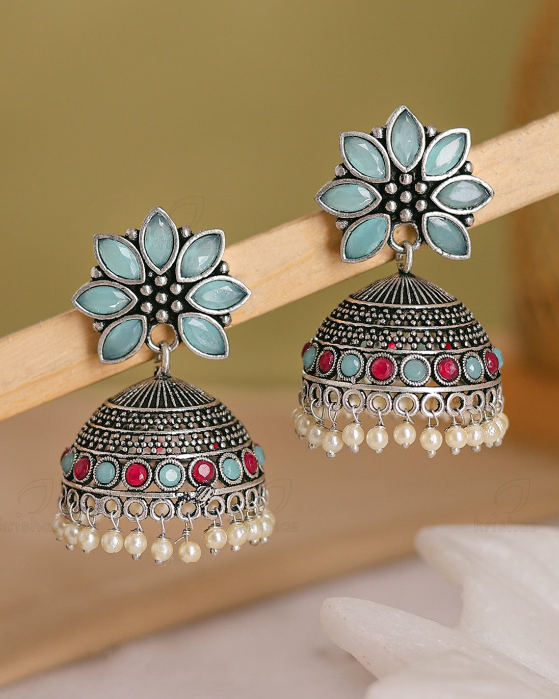 Reha Jhumki Earrings - wxo