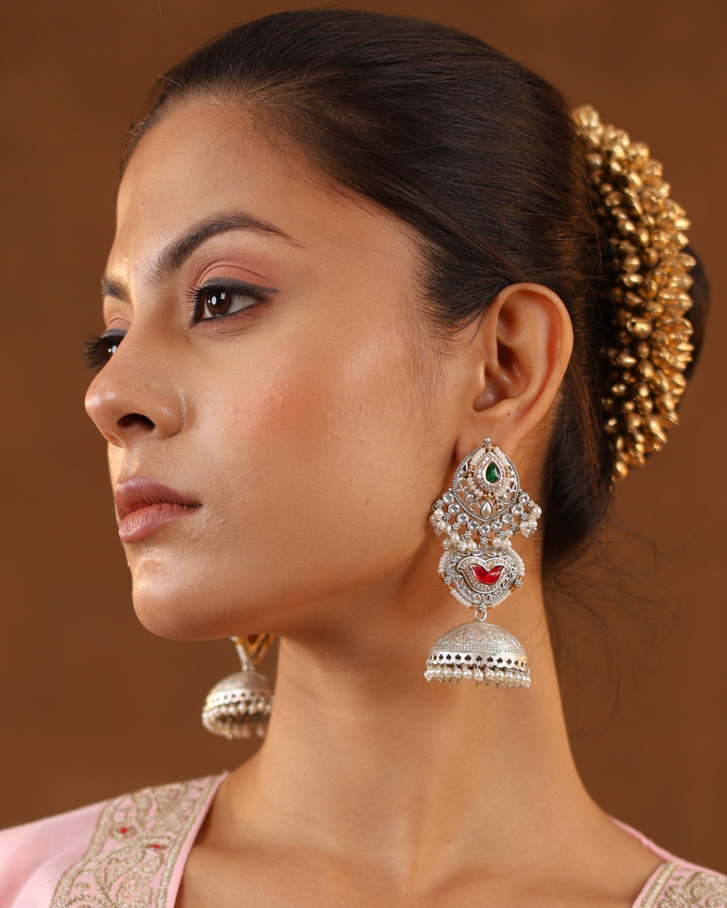 Mridula Premium Jhumki Earrings