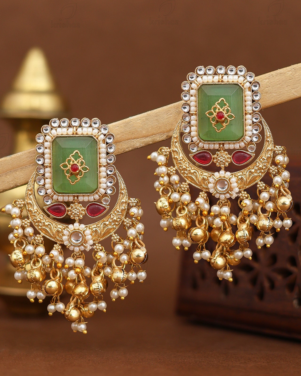 Chandrika Premium Gold Studs