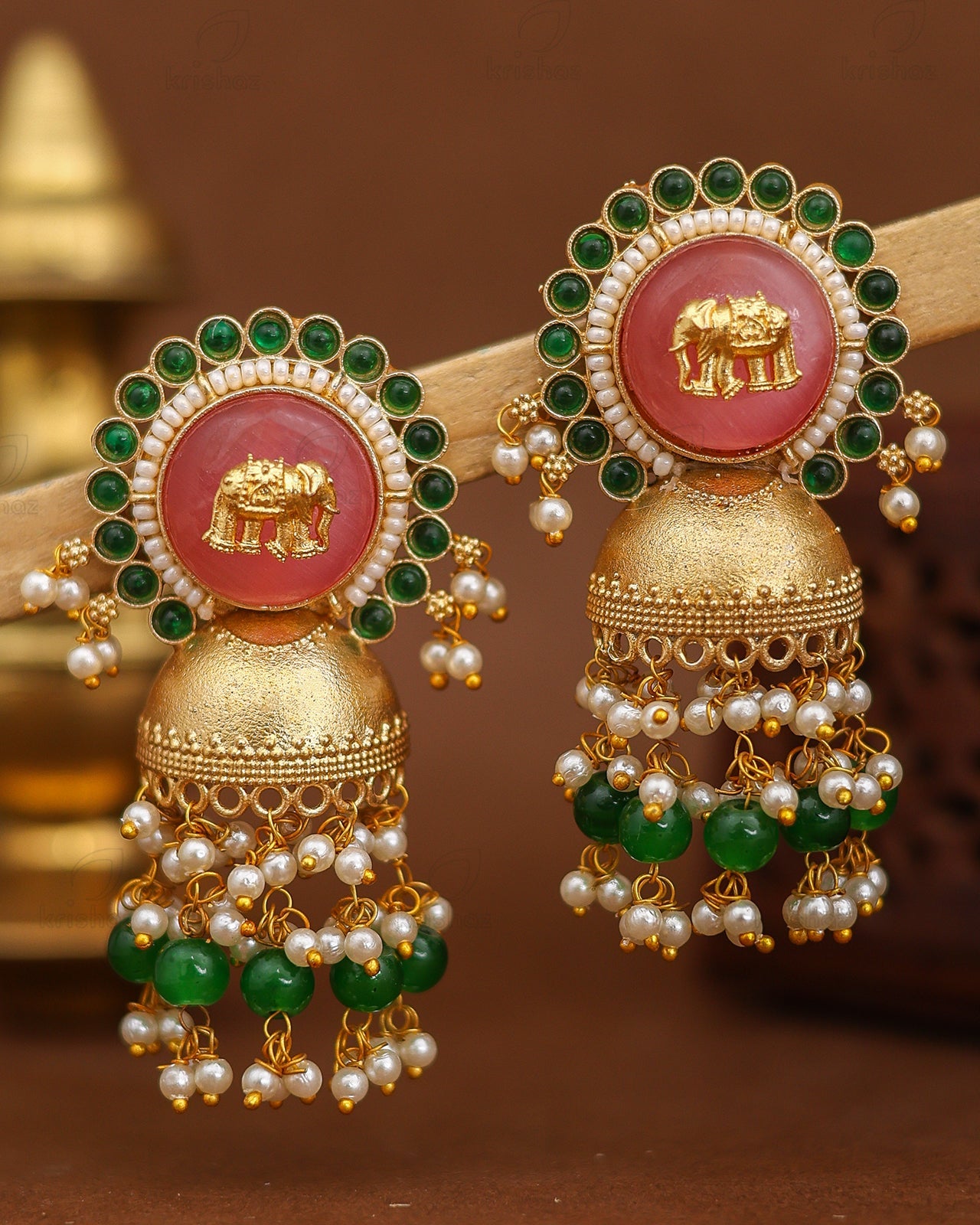 Onam Premium Gold Danglers